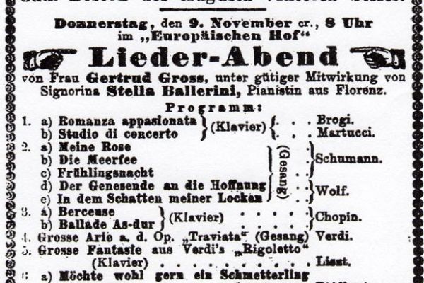 Wohltätigkeitskonzert AAEF 29.10.1905
